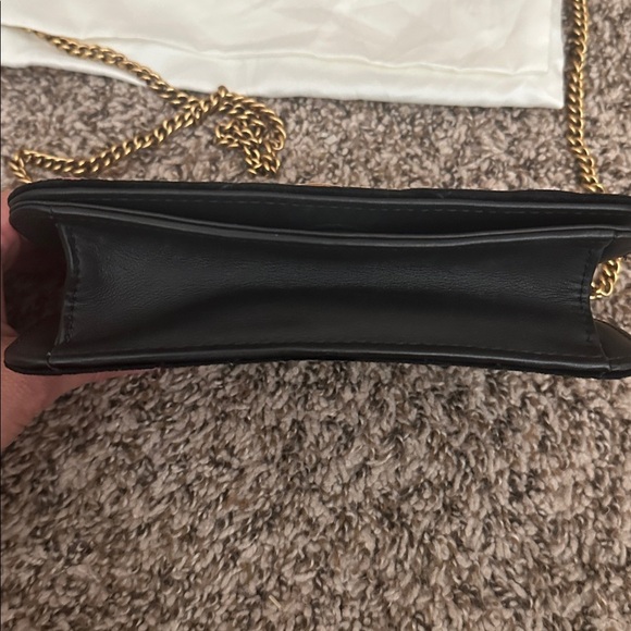 Gucci Black Velvet Marmont Bag with Gold Accents - Beautiful Condition - Picture 5 of 14